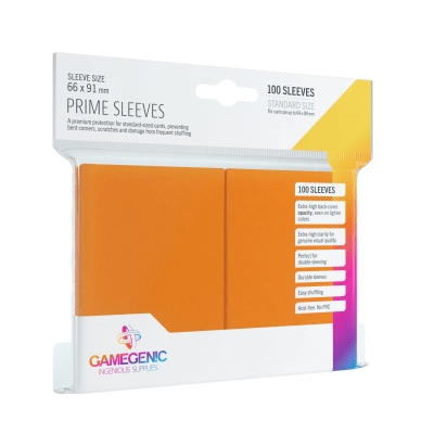 Gamegenic - Sleeves Matte Prime Orange1