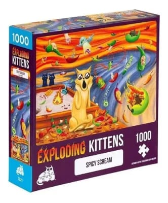 Exploding Kittens - Puzzle Spicy Scream (1000 piezas)1