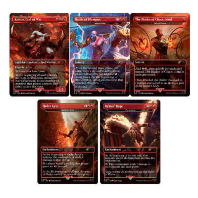 MTG - Secret Lair Drop - God of War: Vengance - Regular (Inglés)1