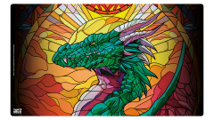 Top Deck - Colección Vitrales- Dragón Verde - Playmat