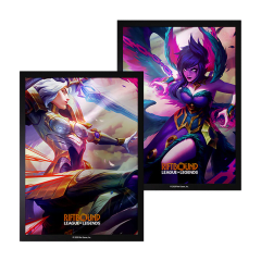 PREVENTA: Riftbound - Vendetta Sleeves - Kayle vs Morgana