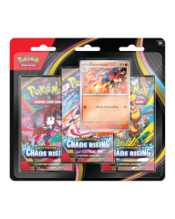Pokémon TCG - Mega Evolution: Chaos Rising - 3-Pack Blister (Inglés)