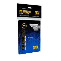 Top Deck - Protector Premium Dual Color Small Size 62x89mm Azul