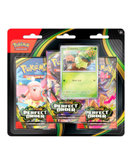 Pokémon TCG - Mega Evolution: Perfect Order - 3 Pack Blister (Inglés)