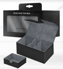 Top Deck - Portamazos Dual Dice Top Box 160 color Negro