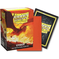 Dragon Shield - Ember Matte Dual Sleeves