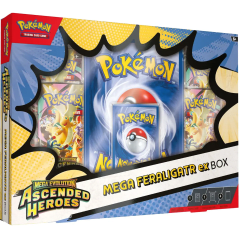 PREVENTA: Pokemon TCG - Mega Evolution Ascended Heroes Mega ex Box (Inglés)