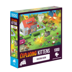 Exploding Kittens - Puzzle Housing Boom (1000 piezas)