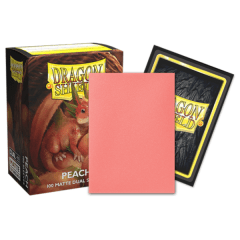 Dragon Shield - Peach Matte Dual Sleeves