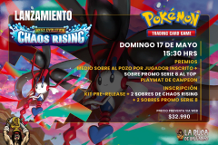 Lanzamiento Chaos Rising