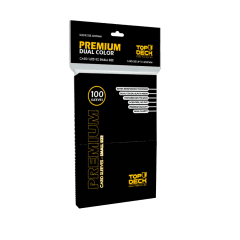 Top Deck - Protector Premium Dual Color Small Size 62x89mm Negro