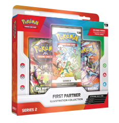 PREVENTA: Pokémon TCG - First Partner Illustration Collection (Q2 2026) (Inglés)