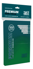 Top Deck - Protector Premium Dual Color Standard Size 66x91mm Verde