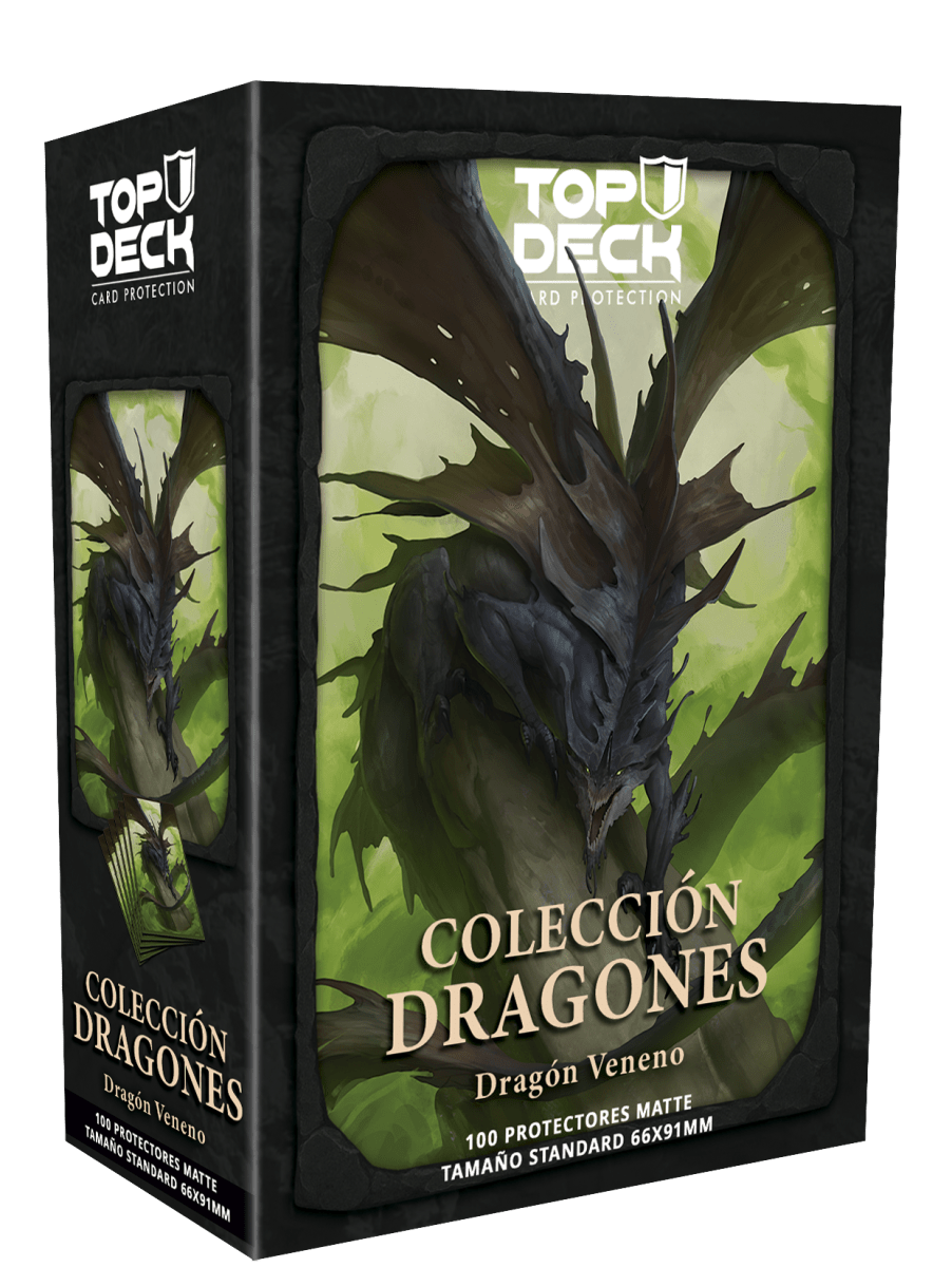 Top Deck - Colección Dragones - Dragón Veneno - Protectores 0