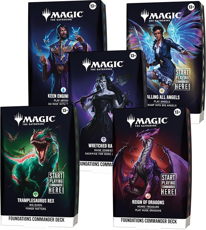 PREVENTA: MTG [EN] FOUNDATIONS COMMANDER DECKS 0