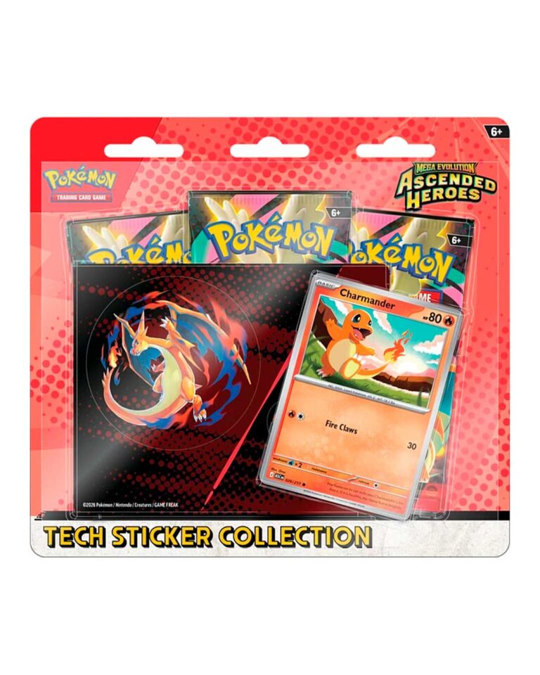 PREVENTA: Pokémon TCG - Ascended Heroes Tech Sticker Collection (Español)2
