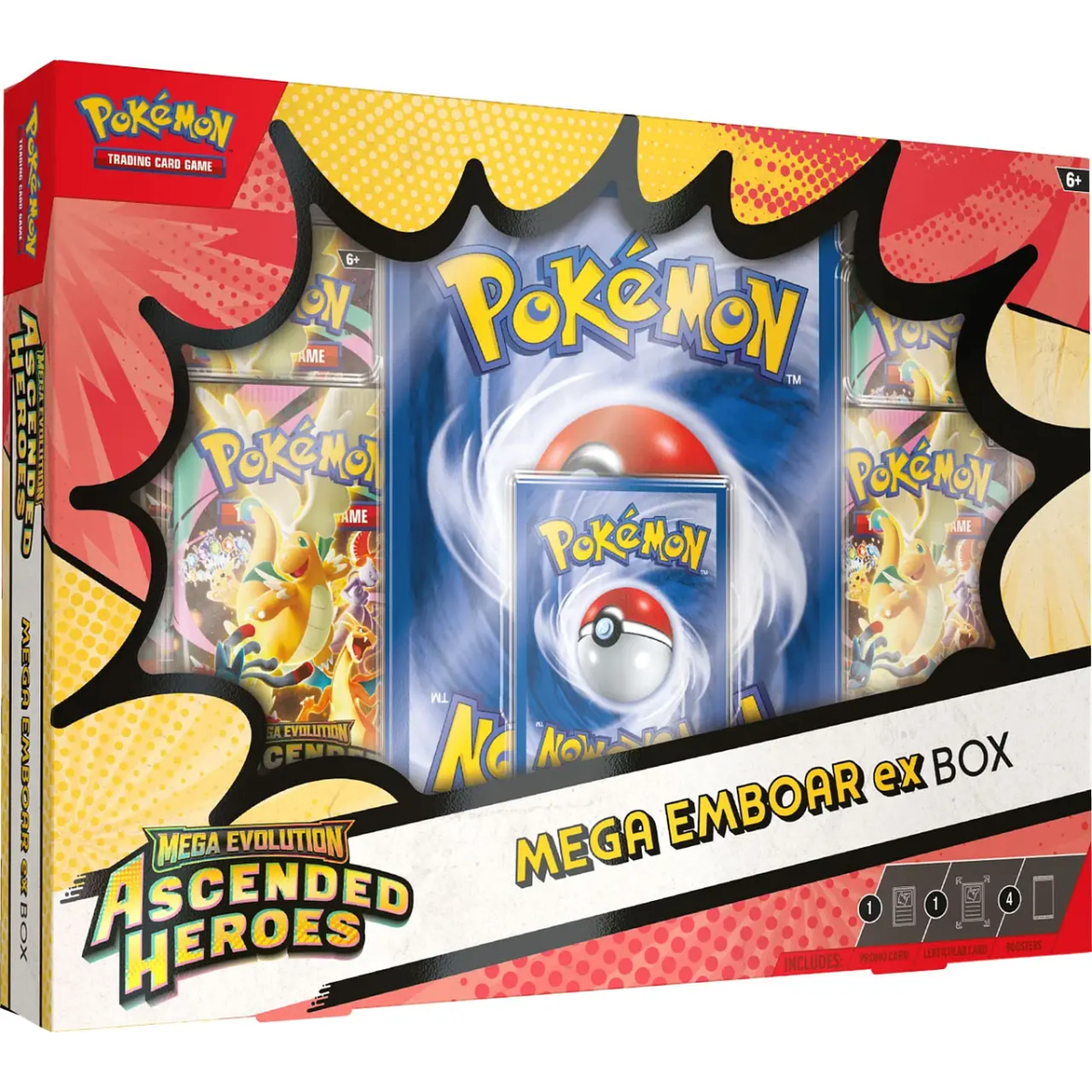 Pokemon TCG - Mega Evolution Ascended Heroes Mega ex Box (Inglés)2