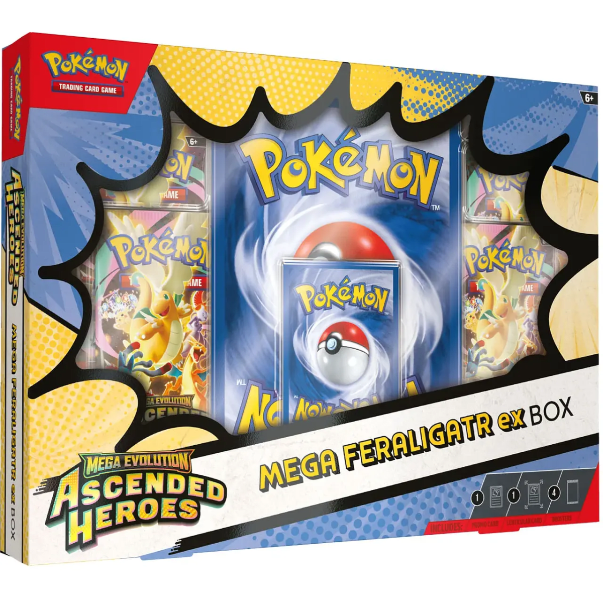 PREVENTA: Pokemon TCG - Mega Evolution Ascended Heroes Mega ex Box (Inglés) 0