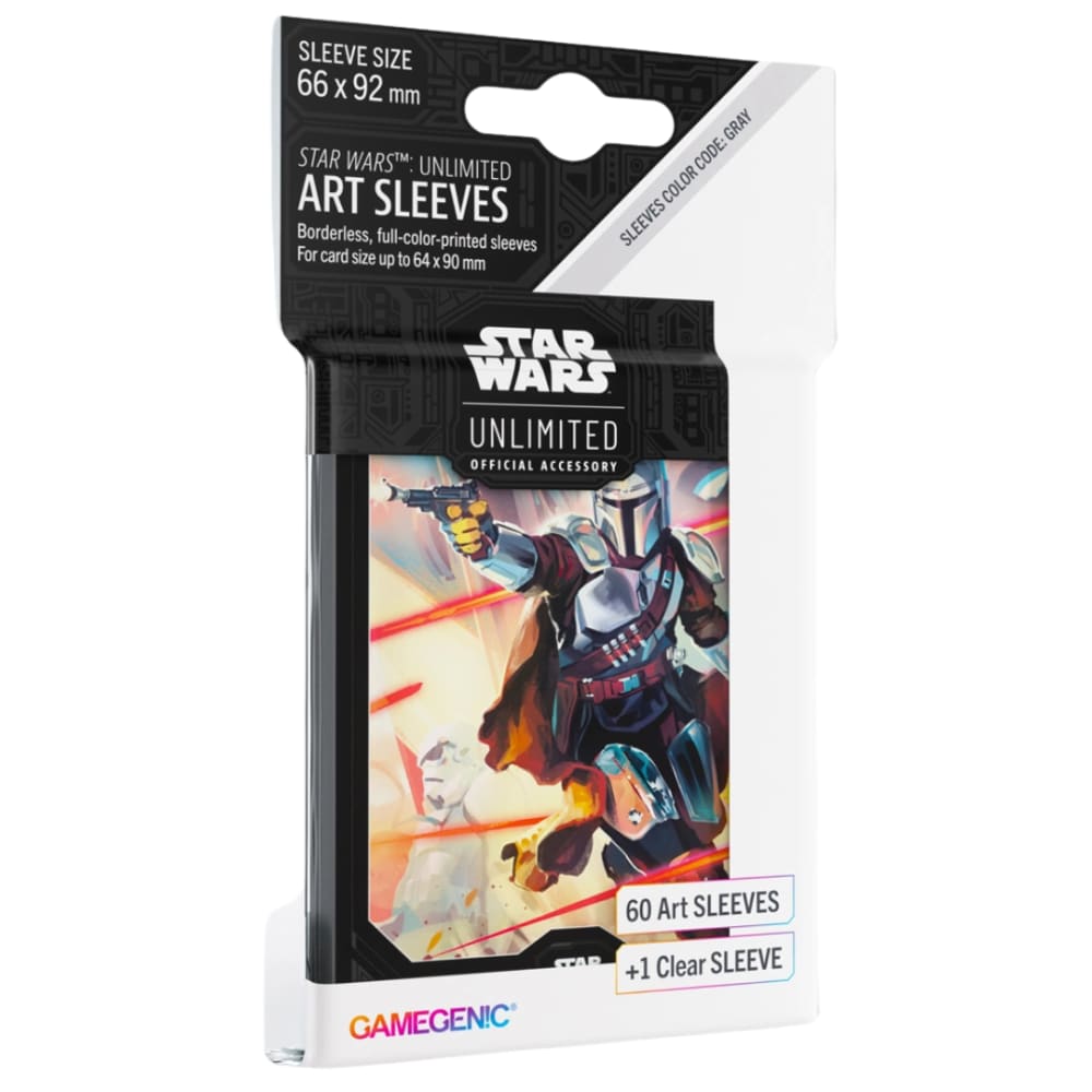 Protectores Star Wars Unlimited Art Sleeves - Mandalorian 1