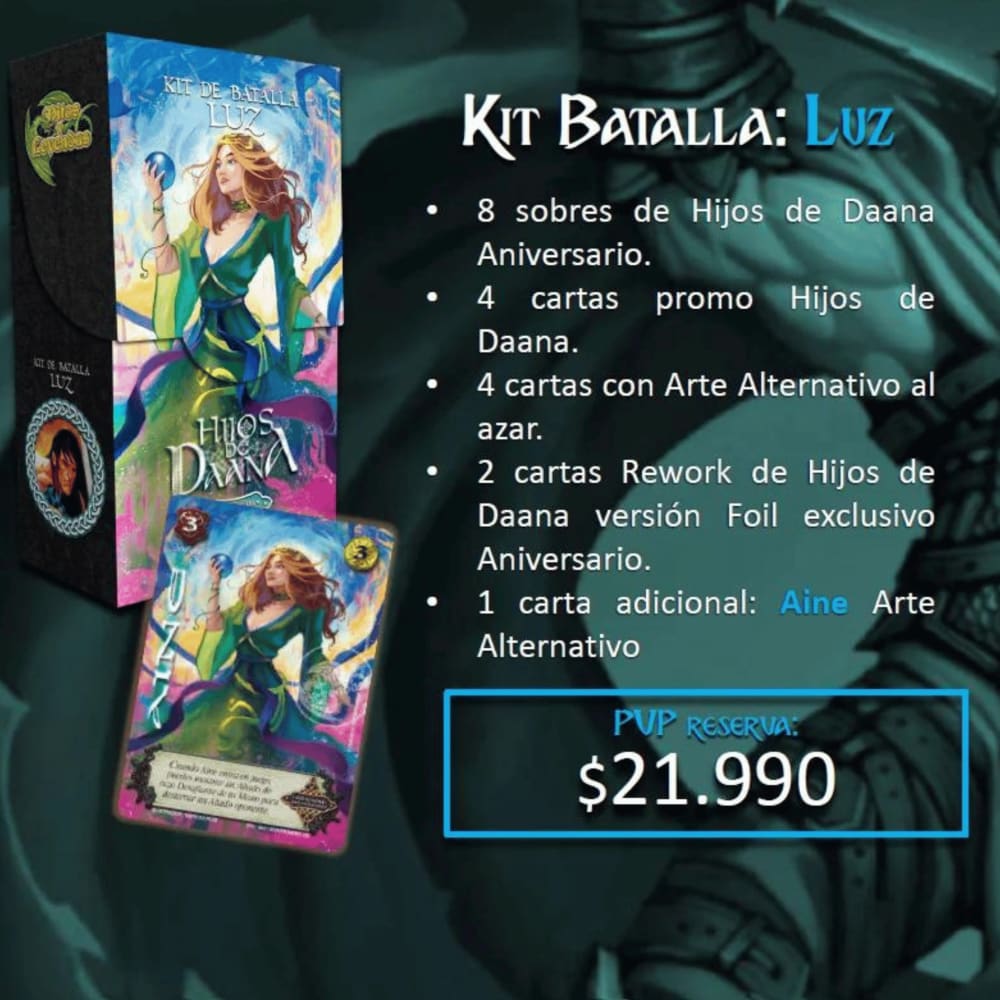 Kit de Batalla: Aniversario Hijos de Daana Luz1