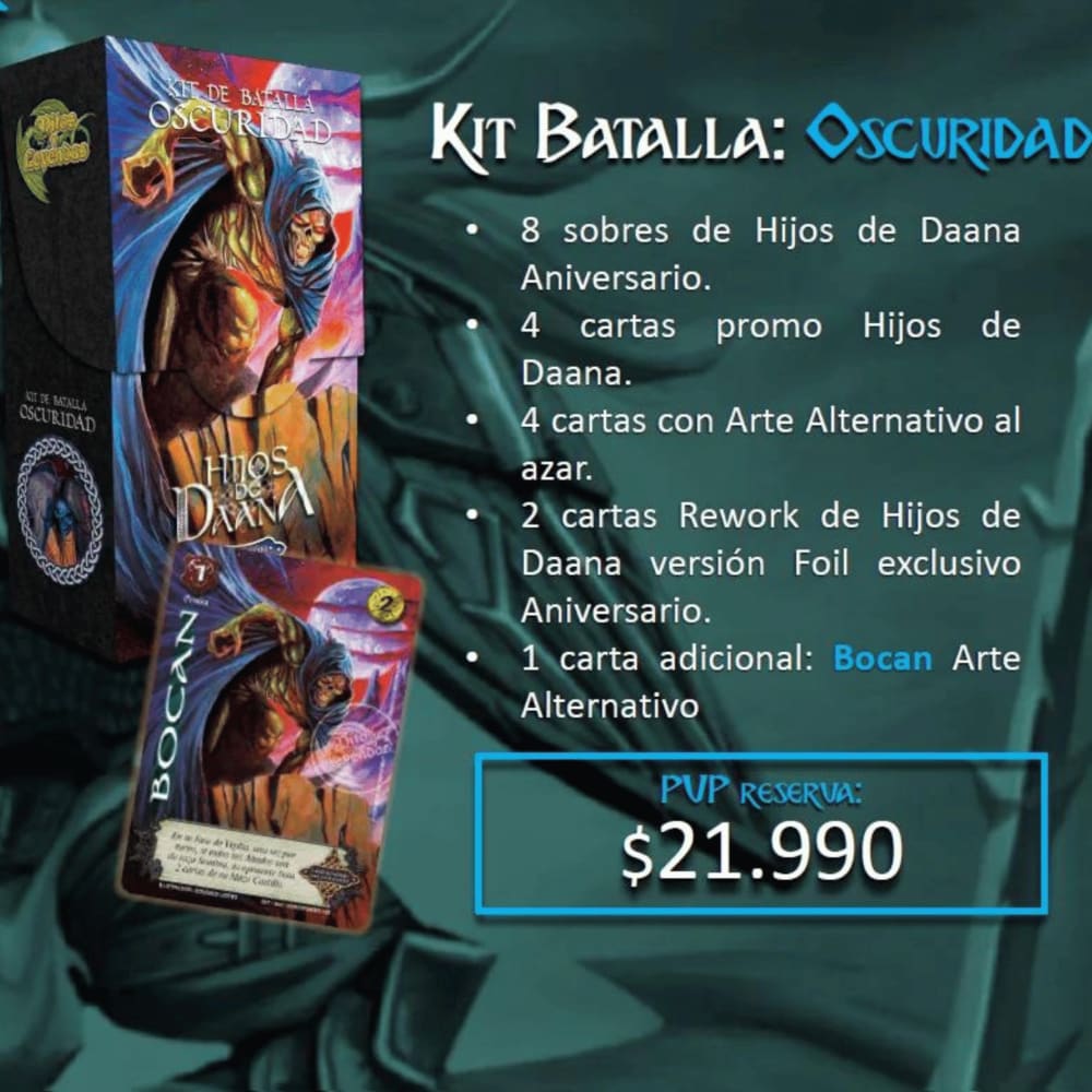 Kit de Batalla: Aniversario Hijos de Daana Oscuridad1