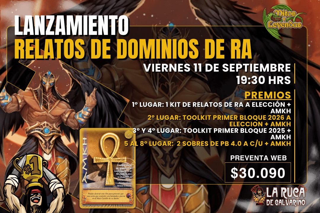 Lanzamiento Relatos de Dominios de Ra 0