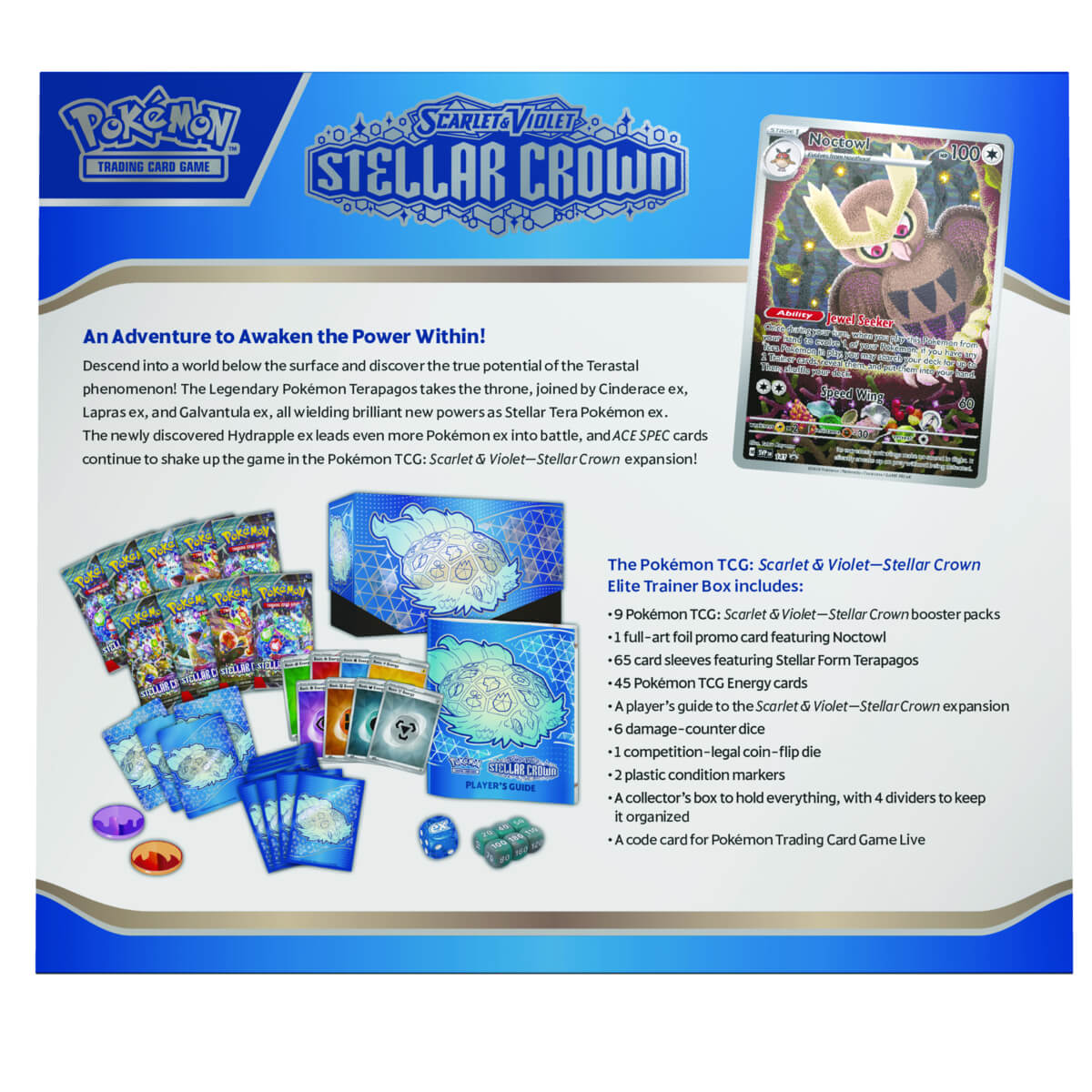 Pokemon TCG Stellar Crown Elite Trainer Box – Inglés2
