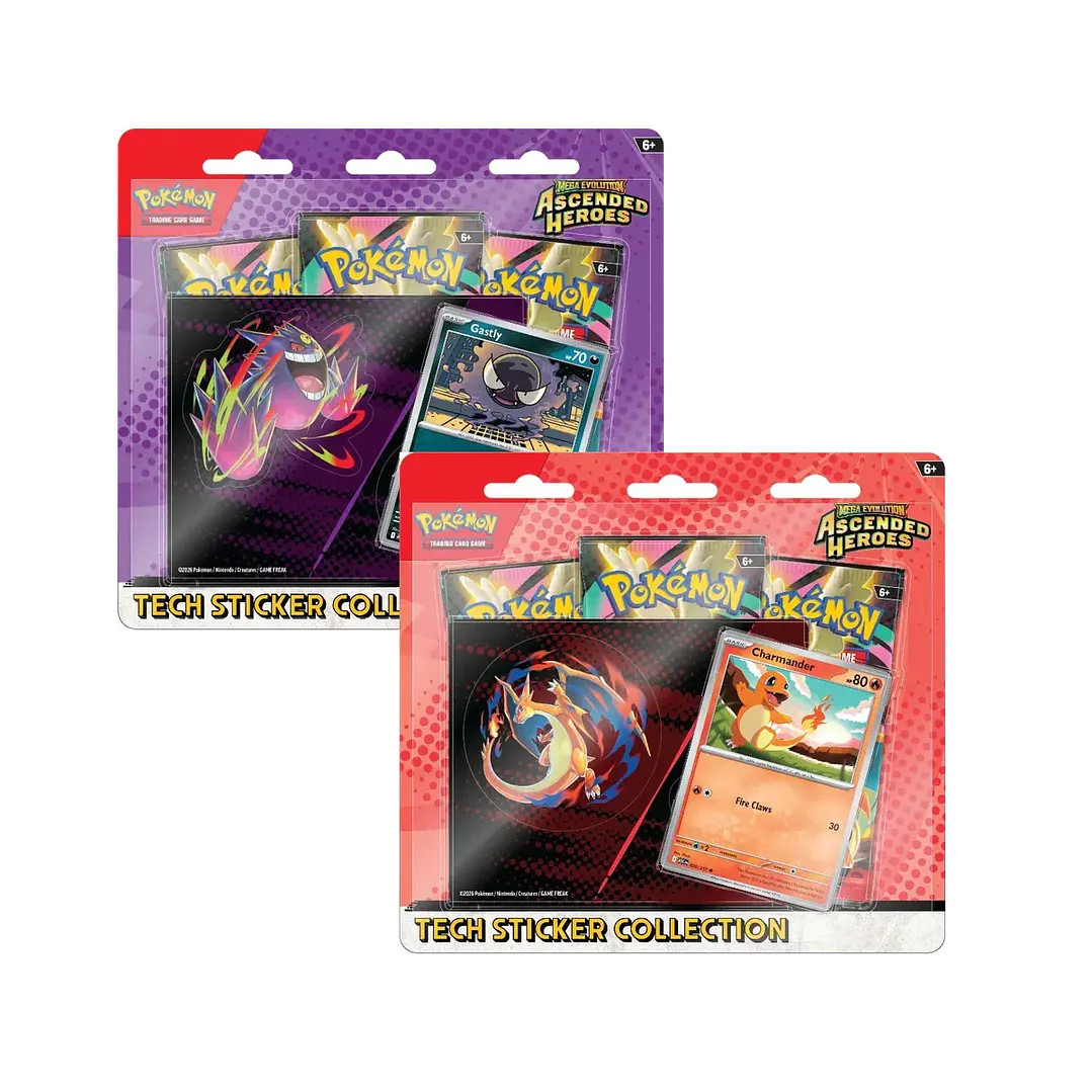 PREVENTA: Pokémon TCG - Ascended Heroes Tech Sticker Collection (Español) 0