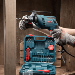 Set taladro percutor 33 piezas