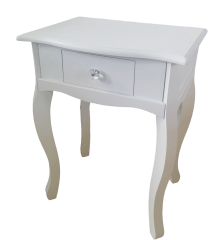 MESA LATERAL VELADOR BLANCO