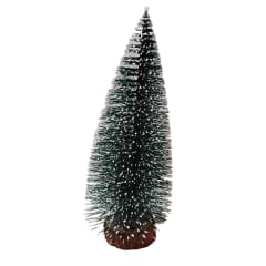 ARBOL DE NAVIDAD CON BASE MADERA 30 CMS VERDE