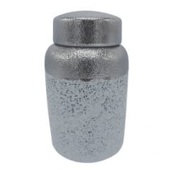 ANFORA PLATEADA GRANITO MEDIA