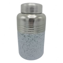 ANFORA PLATEADA/ARENADA