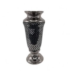 CANDELABRO PLATA/NEGRO