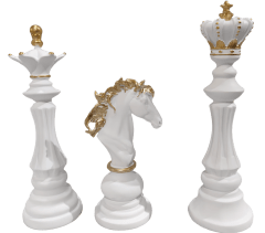 SET DE FIGURAS AJEDREZ BLANCAS