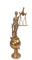 DAMA DE LA JUSTICIA MUNDO GOLD