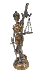 DAMA DE LA JUSTICIA SILVER GOLD