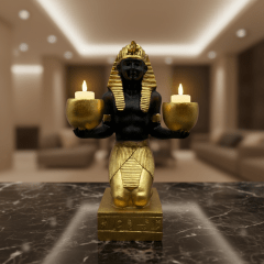 CANDELABRO EGIPCIO NEMES