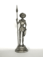 QUIJOTE DE PELTRE PEQUENO