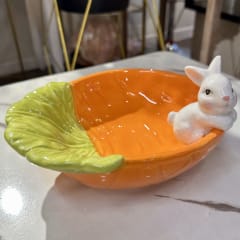 FUENTE DE CERAMICA FORMA CONEJO