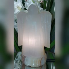 LAMPARA DE SAL ANGEL BASE ONIX