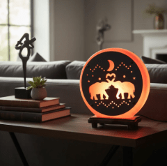 LAMPARA DE SAL 3D ELEFANTE