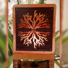 LAMPARA DE SAL BLOCK 3D ARBOL