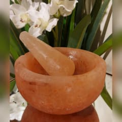 MORTERO DE SAL DEL HIMALAYA