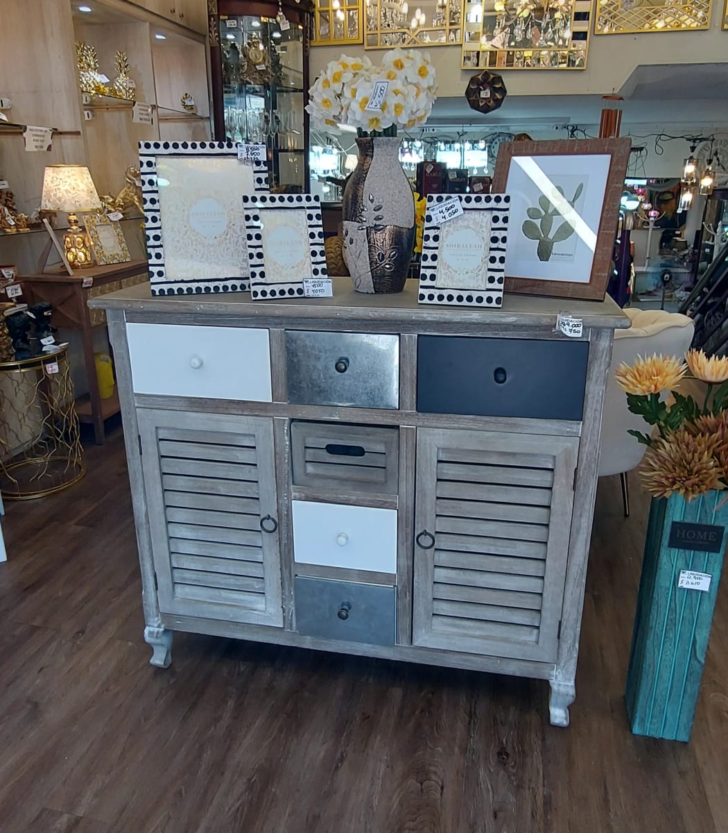 MUEBLE COMODA BUFFET GRIS2