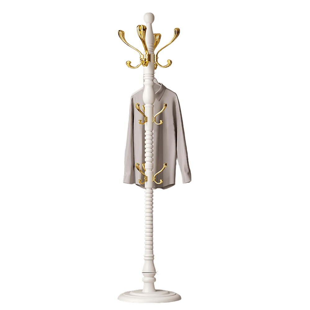 PERCHERO MADERA ALUMINIO BLANCO1