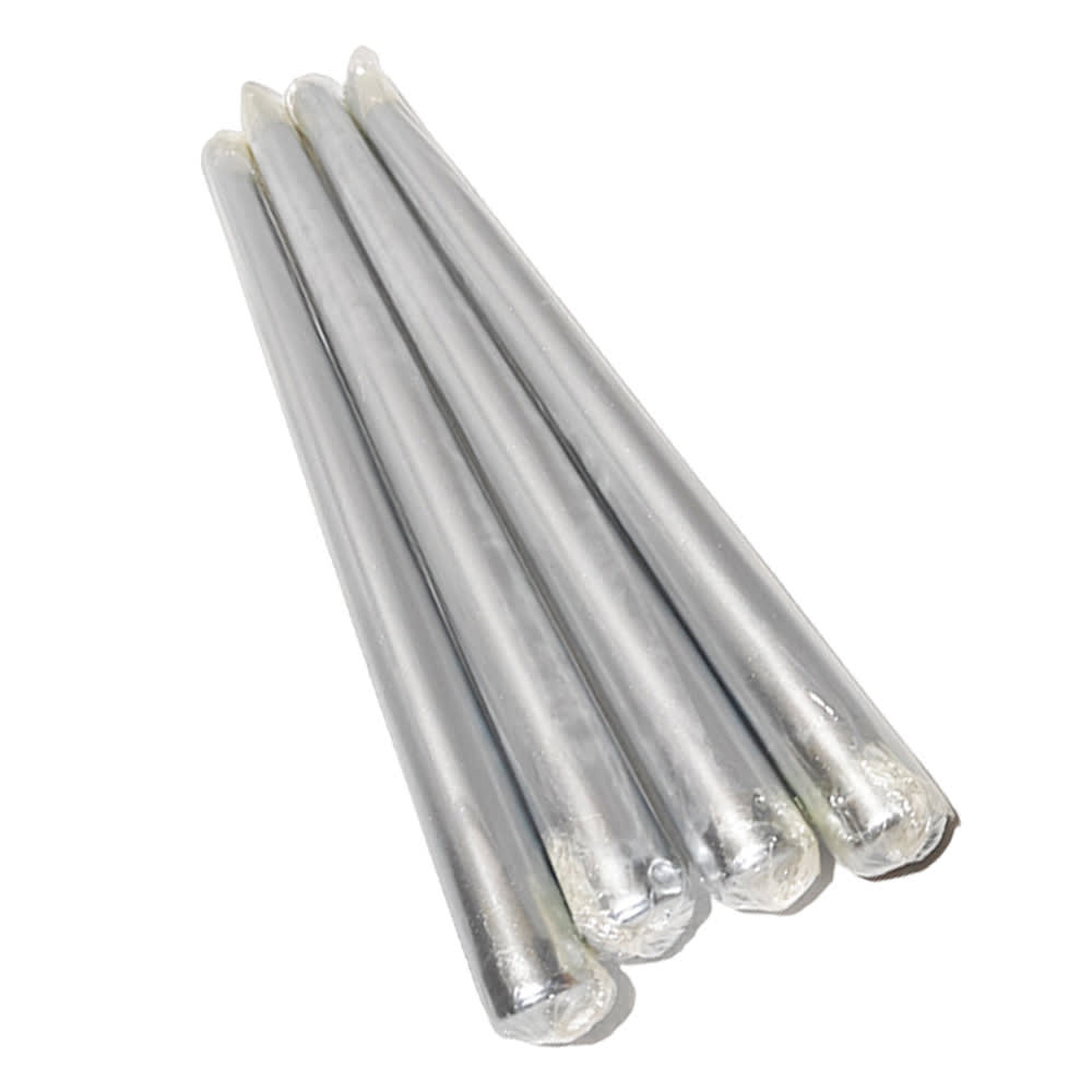 SET DE 4 VELAS PLATEADAS1