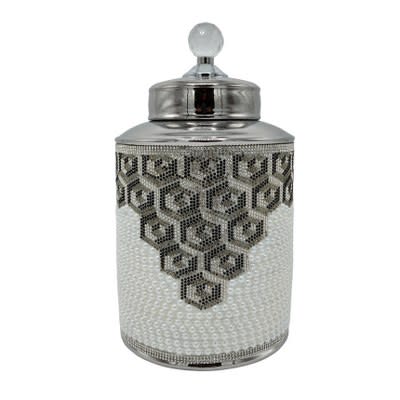 ANFORA PERLAS /PLATA1