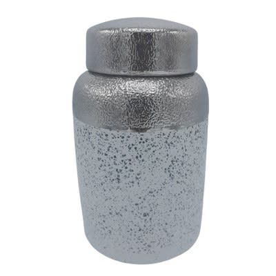 ANFORA PLATEADA GRANITO MEDIA1