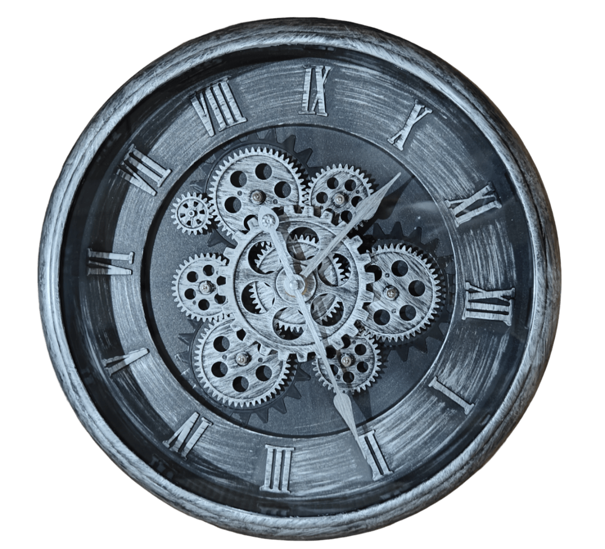 RELOJ MURAL GRIS OSCURO MOVING SYSTEM1